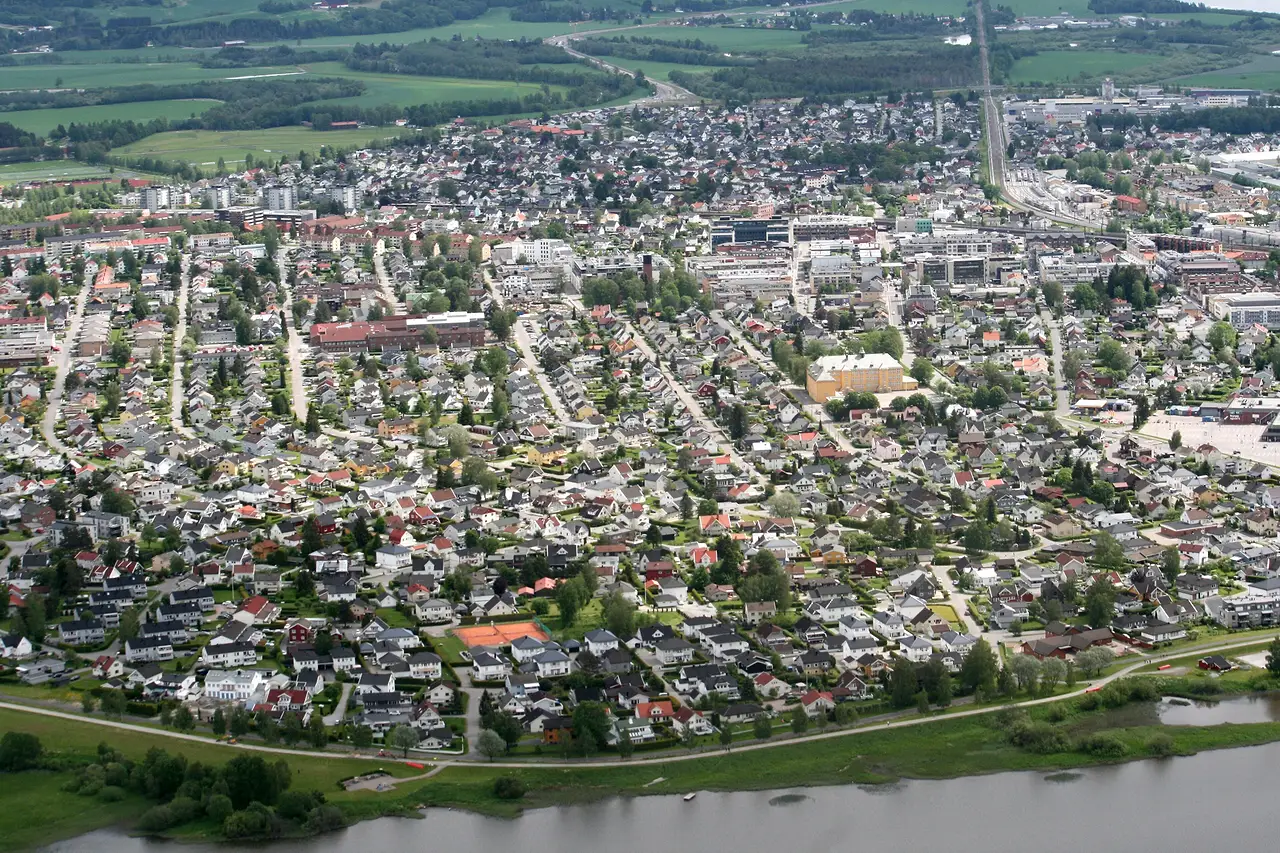 Lillestrøm fra lufta